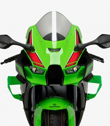 Race side winglets 21782V for Kawasaki ZX-10R/RR Green by Puig