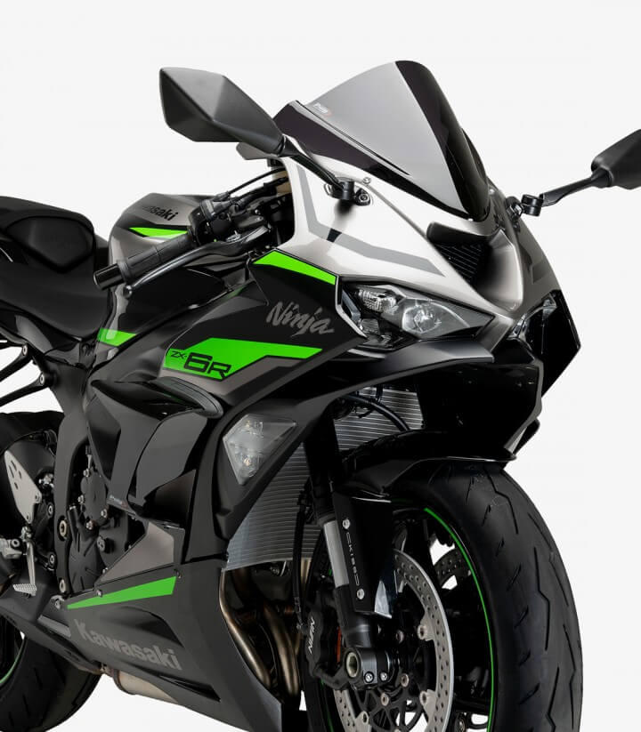 Winglets seitlich Race 21858N Puig Kawasaki ZX-6R Ninja (24-26) Schwarz