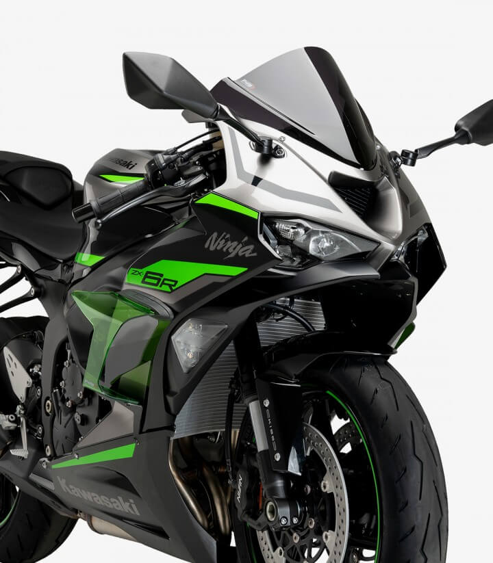 Race side winglets 21858V for Kawasaki ZX-6R Ninja Green by Puig