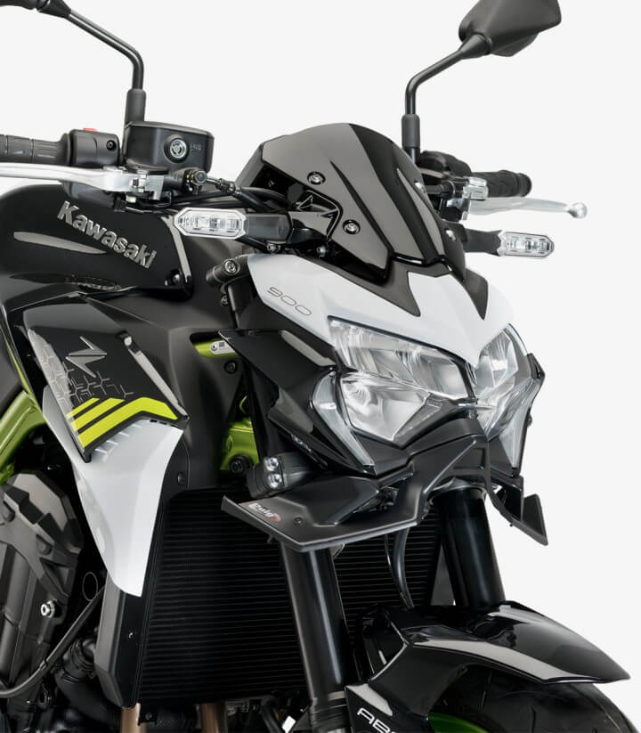 Winglets vorne Naked 20626J Puig Kawasaki Z900 (20-24) Mattschwarz