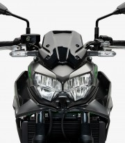 Naked frontal winglets 21134C for Kawasaki Z650 Carbon simile by Puig