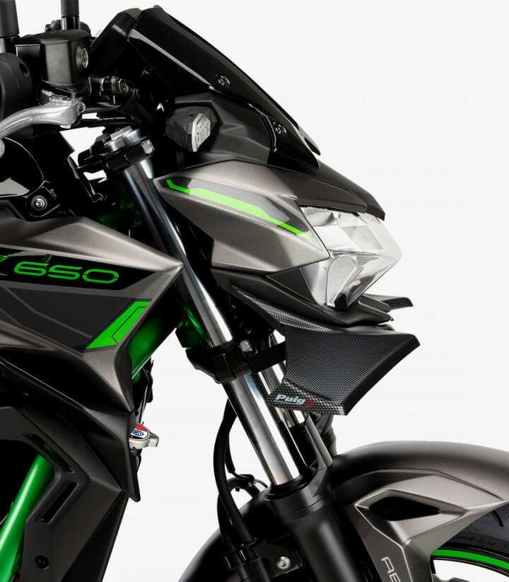 Winglets vorne Naked 21134C Puig Kawasaki Z650 (21-26) Carbon-Optik