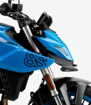 Naked frontal winglets 21704J for Suzuki GSX-8S Matt black by Puig