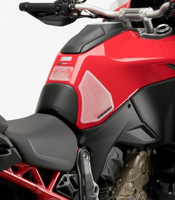 Seitliches Tankpad Ducati Multistrada V4/V4S/Pikes Peak/Rally/RS in der Farbe Klar von Puig 21303W