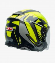 NZI Avenew 2 Duo Prova Yellow Black Open Face Helmet 150302A055