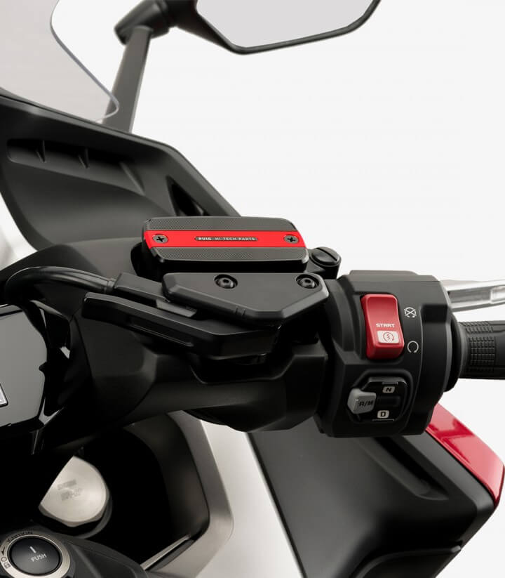 Deckel Puig für den Flüssigkeitsbehälter (Bremse) in der Farbe Rot 9262R für several Honda and SYM models