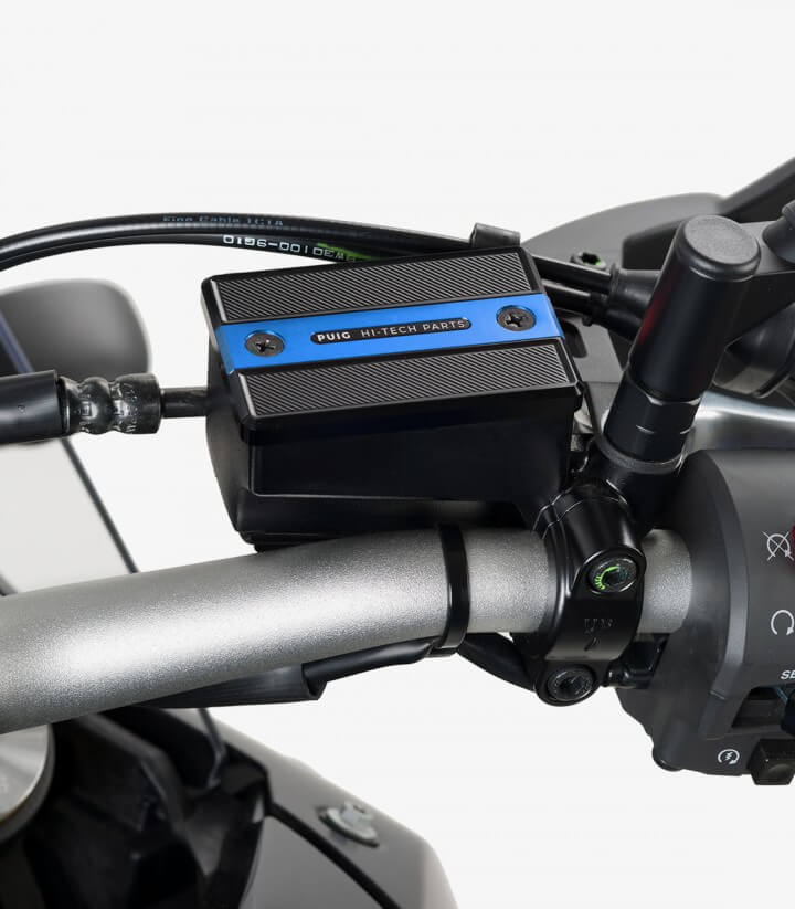Deckel Puig für den Flüssigkeitsbehälter (Bremse) in der Farbe Blau 9267A für several Yamaha models