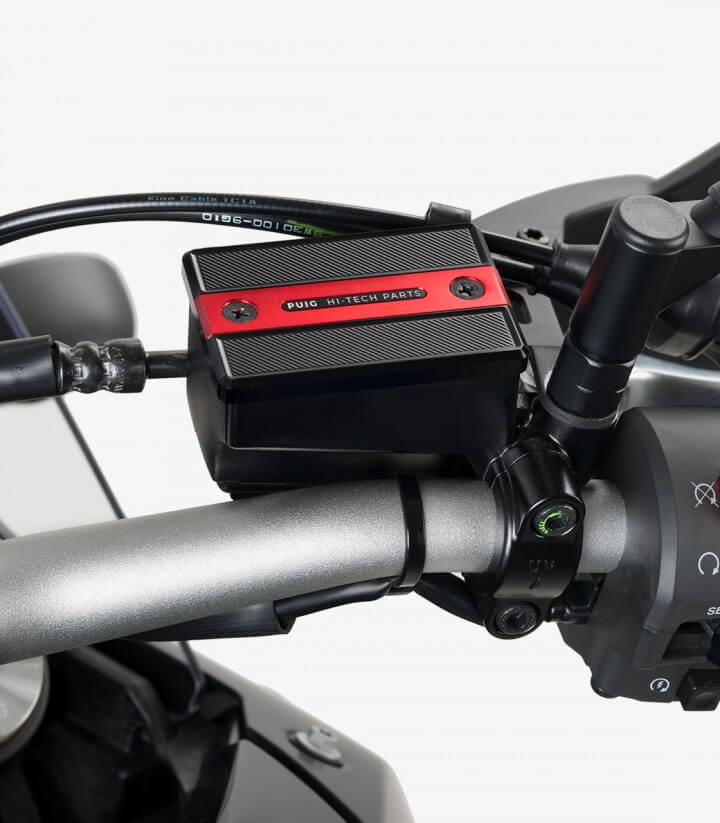 Deckel Puig für den Flüssigkeitsbehälter (Bremse) in der Farbe Rot 9267R für several Yamaha models