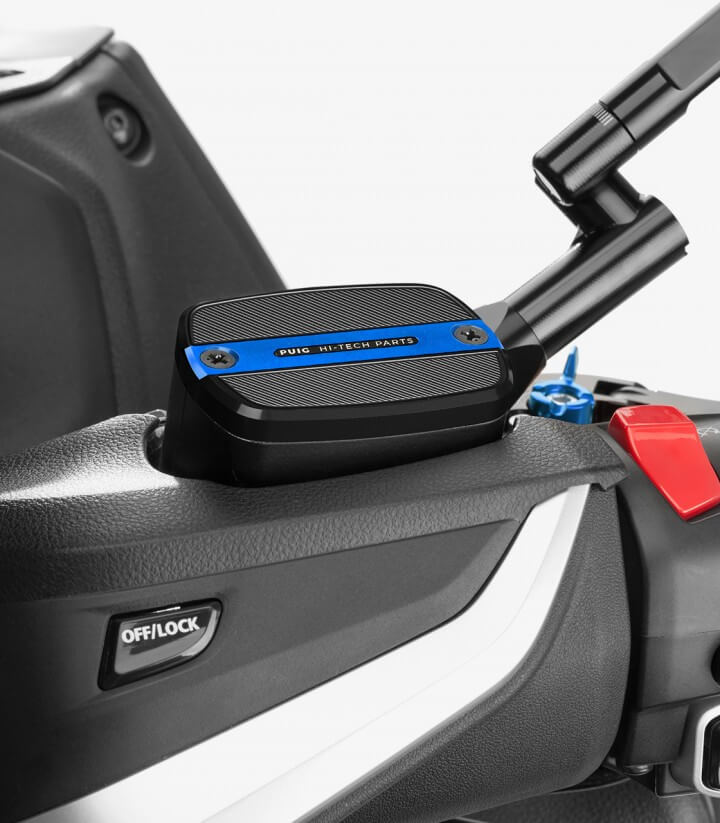 Deckel Puig für den Flüssigkeitsbehälter (Bremse) in der Farbe Blau 9269A für Yamaha TMAX 500/530/560 (08-26)