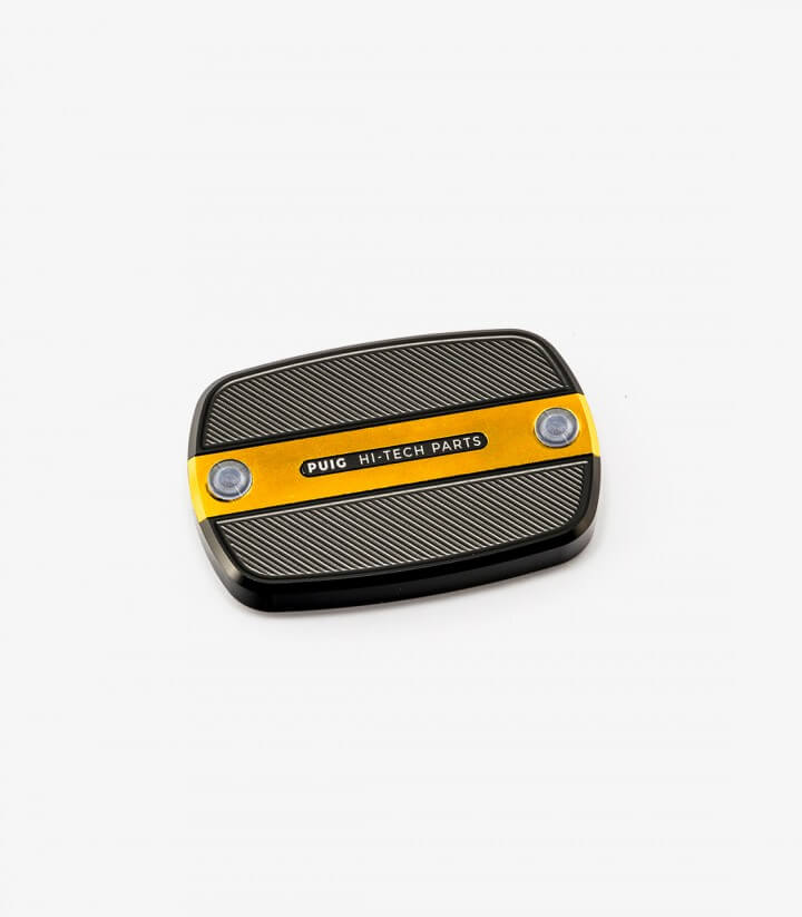 Deckel Puig für den Flüssigkeitsbehälter (Bremse) in der Farbe Gold 9269O für Yamaha TMAX 500/530/560 (08-26)