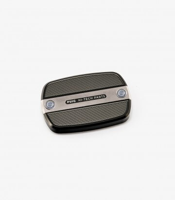Deckel Puig für den Flüssigkeitsbehälter (Bremse) in der Farbe Silber 9269P für Yamaha TMAX 500/530/560 (08-26)
