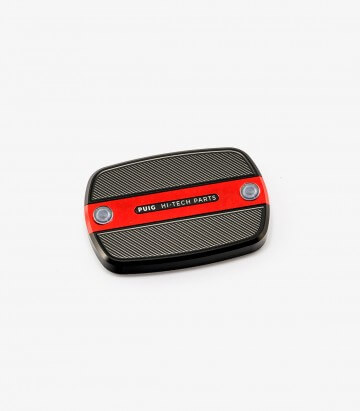 Deckel Puig für den Flüssigkeitsbehälter (Bremse) in der Farbe Rot 9269R für Yamaha TMAX 500/530/560 (08-26)