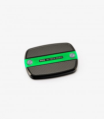 Deckel Puig für den Flüssigkeitsbehälter (Bremse) in der Farbe Grün 9269V für Yamaha TMAX 500/530/560 (08-26)