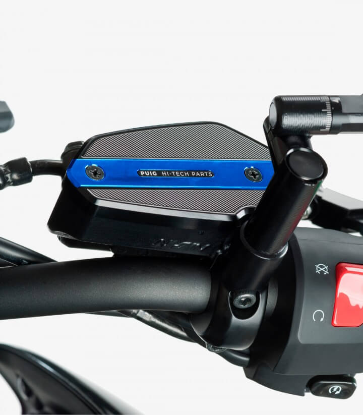 Deckel Puig für den Flüssigkeitsbehälter (Bremse) in der Farbe Blau 9275A für several Kawasaki models