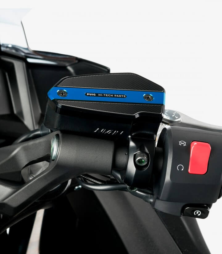 Deckel Puig für den Flüssigkeitsbehälter (Bremse) in der Farbe Blau 9275A für several Kawasaki models