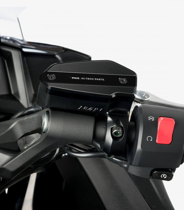 Deckel Puig für den Flüssigkeitsbehälter (Bremse) in der Farbe Schwarz 9275N für several Kawasaki models