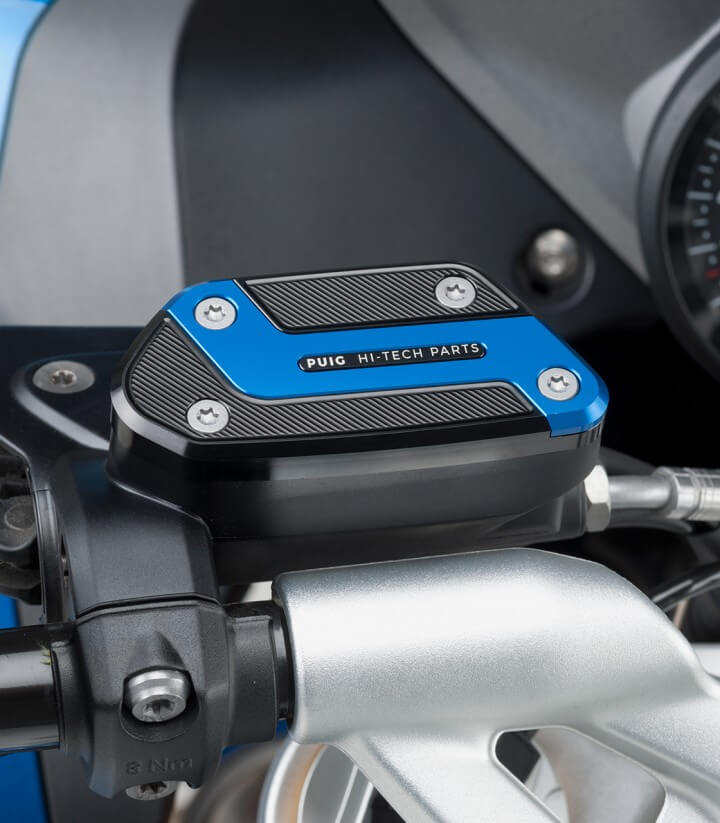 Deckel Puig für den Flüssigkeitsbehälter (Kupplung) in der Farbe Blau 9282A für several BMW models