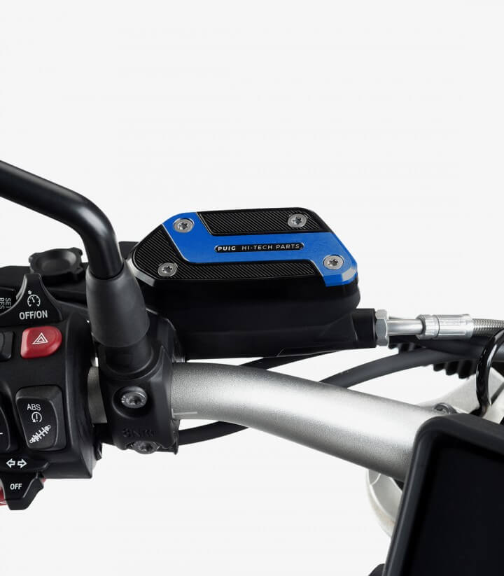Tapa depósito líquido embrague Puig color Azul 9282A para BMW R NINET, R1200/1250/GS/R/RS