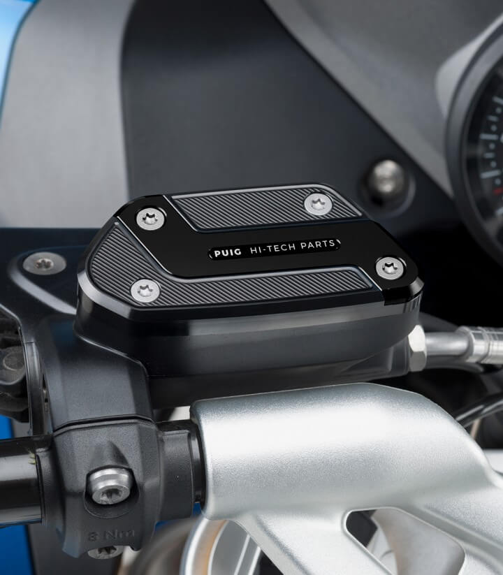 Deckel Puig für den Flüssigkeitsbehälter (Kupplung) in der Farbe Schwarz 9282N für several BMW models