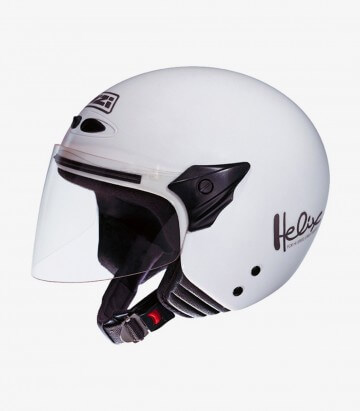 NZI Helix Jr White Open Face Helmet