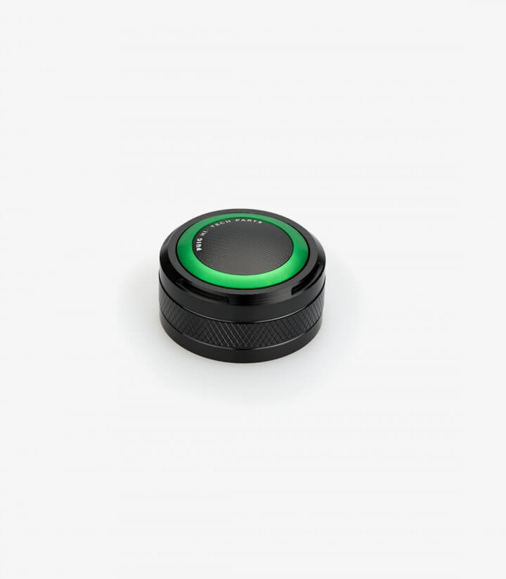 Tapa depósito líquido embrague Puig color Verde 20533V para Kawasaki Ninja H2 SX, Z H2