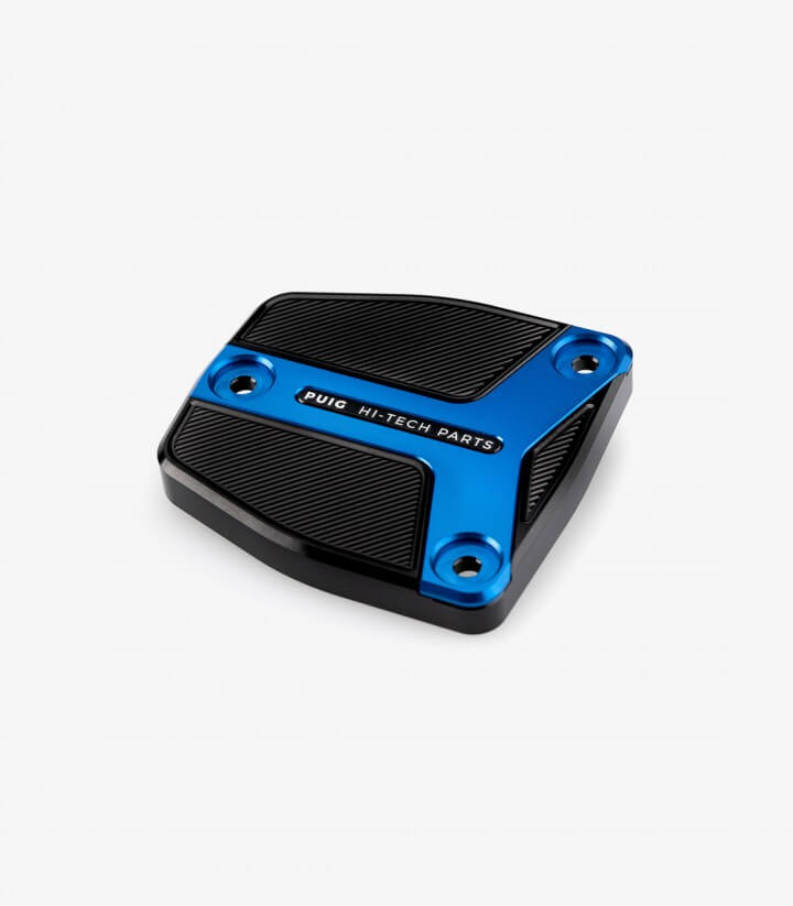 Deckel Puig für den Flüssigkeitsbehälter (Bremse) in der Farbe Blau 21386A für Harley-Davidson Sportster S RH1250S (21-26)