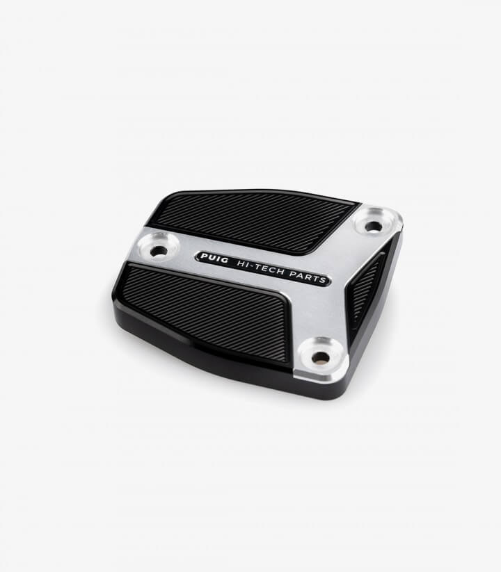 Deckel Puig für den Flüssigkeitsbehälter (Bremse) in der Farbe Silber 21386P für Harley-Davidson Sportster S RH1250S (21-26)