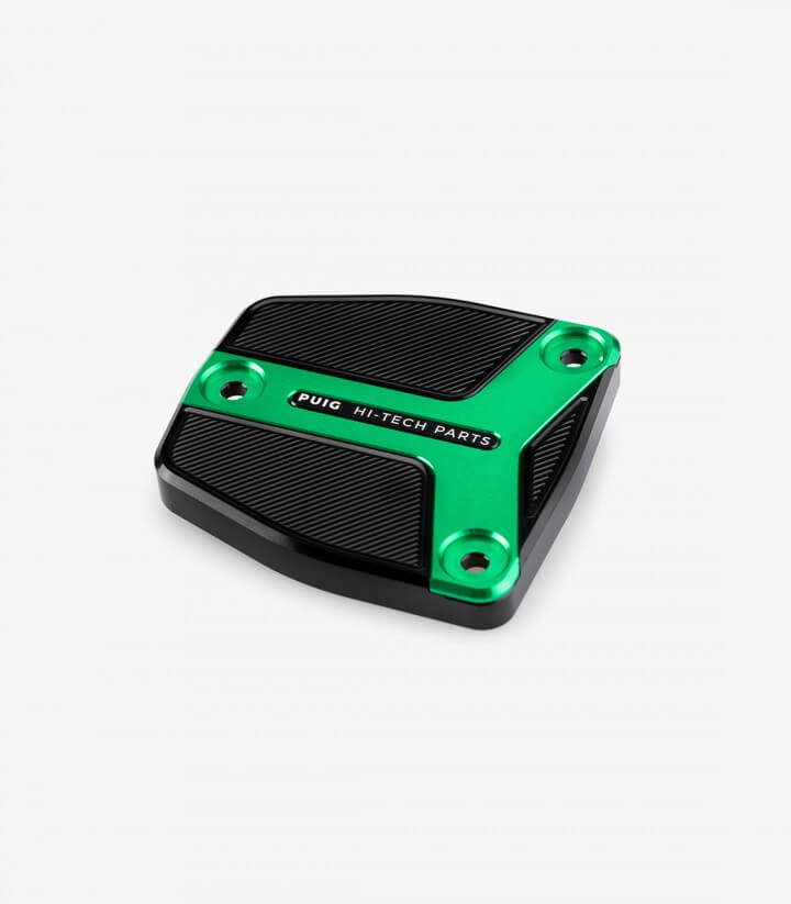 Deckel Puig für den Flüssigkeitsbehälter (Bremse) in der Farbe Grün 21386V für Harley-Davidson Sportster S RH1250S (21-26)