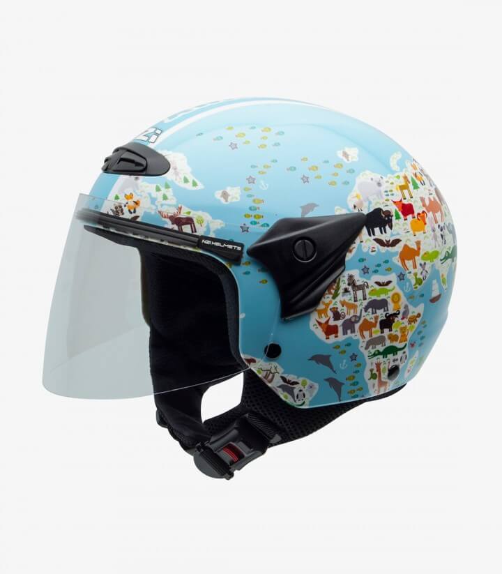 Casco Jet NZI Helix Infantil Mapamundi 050269A059