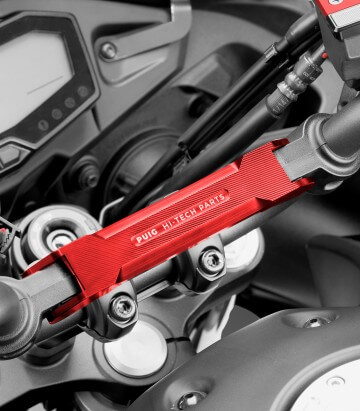 Handlebar reinforcement Puig Red 9256R for Yamaha MT-07 Tracer (16-17), Tracer 700 (18)