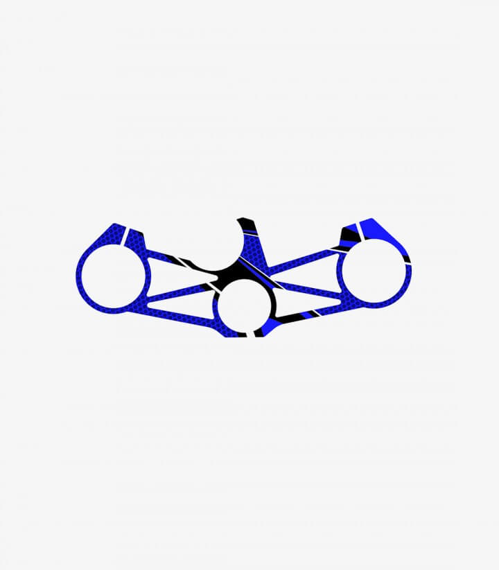 Gabelbrückenschutz Radikal Puig 3478A in Blau für Kawasaki ZX-6R 636 Ninja (13-17), ZX-6R Ninja (18-23)