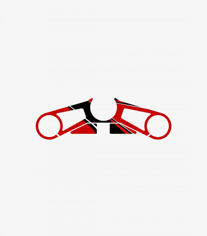 Gabelbrückenschutz Radikal Puig 3610R in Rot für Honda CBR500R (19-21)