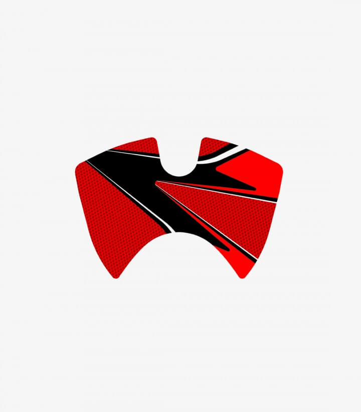 Gabelbrückenschutz Radikal Puig 3650R in Rot für Suzuki GSX-S1000 Katana (19-25)
