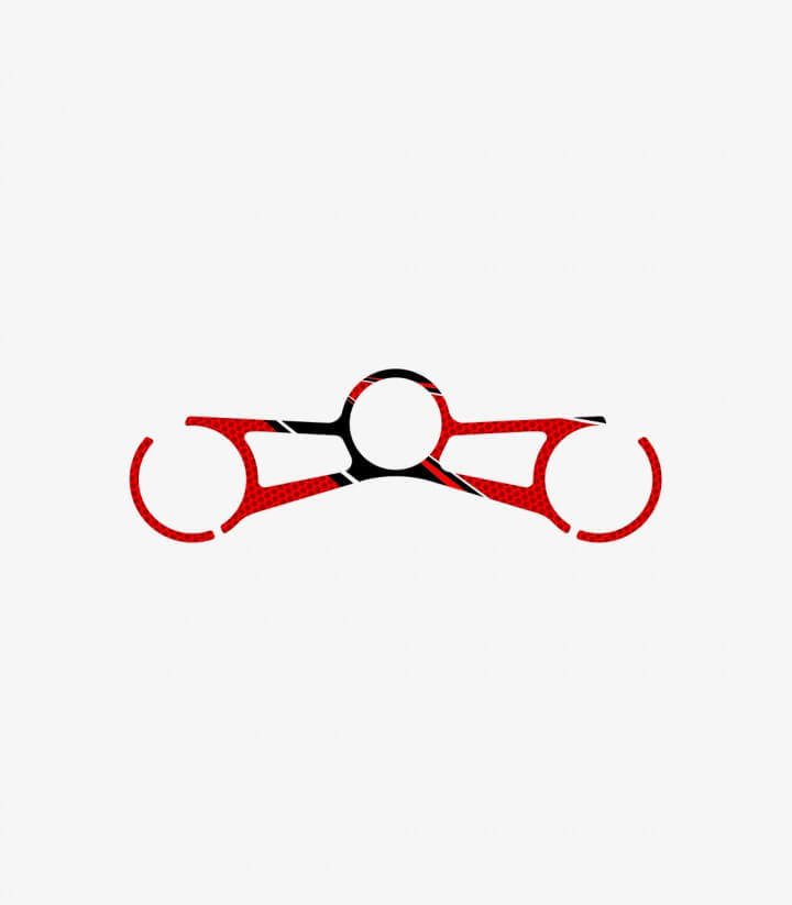 Gabelbrückenschutz Radikal Puig 3710R in Rot für BMW S1000RR (19-22)