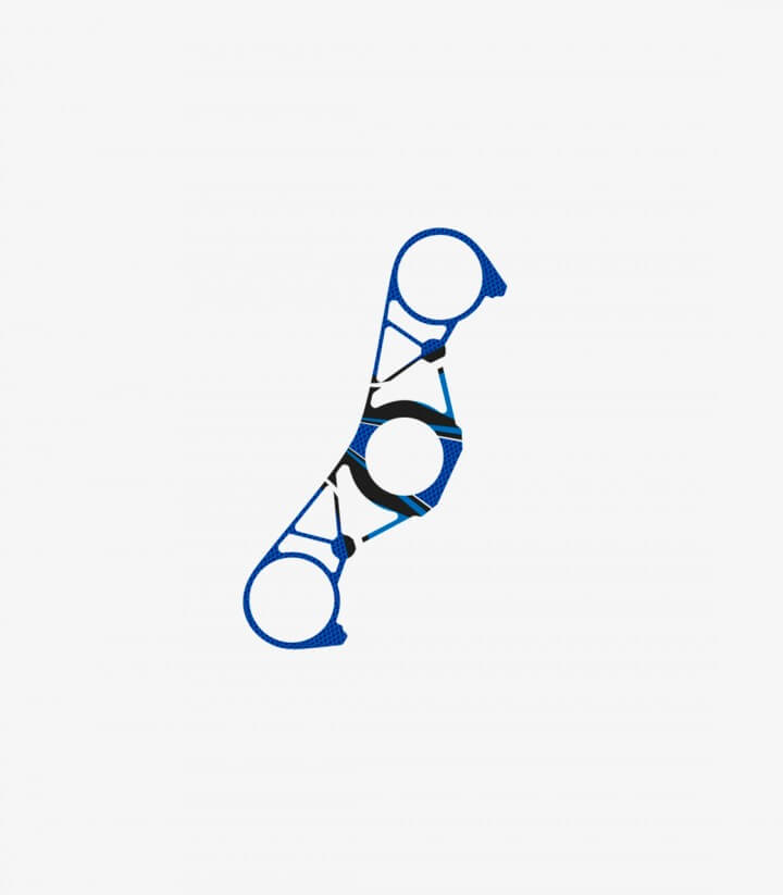 Gabelbrückenschutz Radikal Puig 6908A in Blau für Yamaha YZF-R1 (09-11)