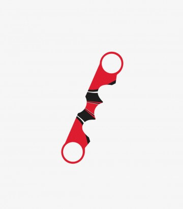 Gabelbrückenschutz Radikal Puig 6917R in Rot für Suzuki GSX650F (08-16)