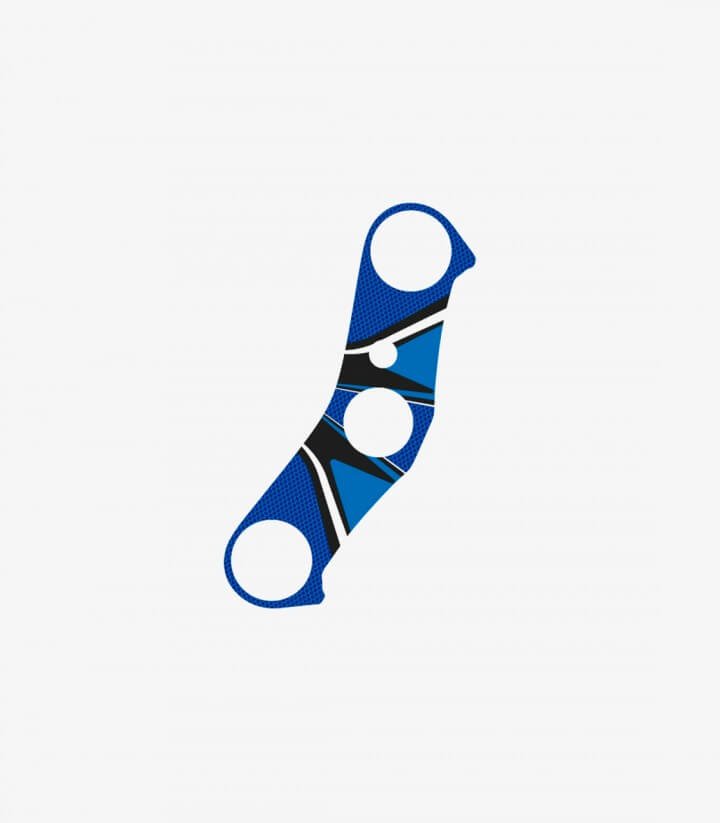 Gabelbrückenschutz Radikal Puig 6928A in Blau für Yamaha YZF-R1 (07-08)