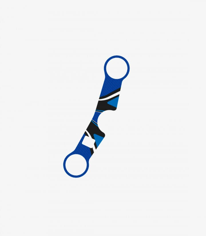 Gabelbrückenschutz Radikal Puig 6934A in Blau für Suzuki SV650N/S (03-06)