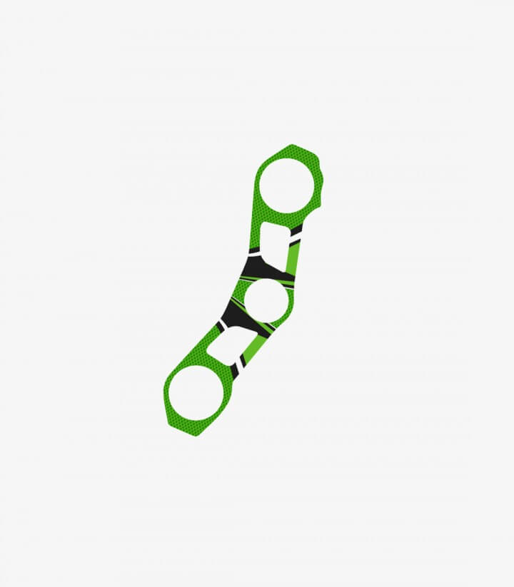 Gabelbrückenschutz Radikal Puig 6944V in Grün für Kawasaki ZX-10R (11-15)