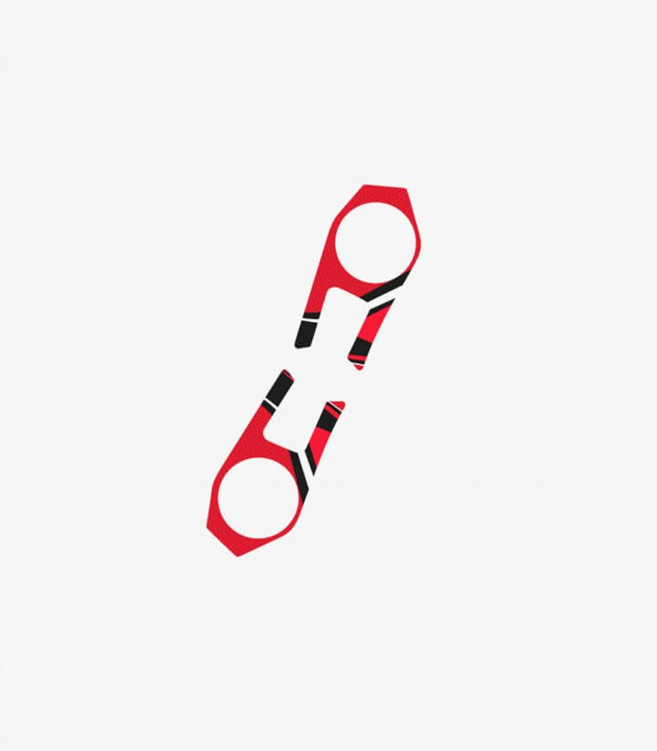 Gabelbrückenschutz Radikal Puig 6948R in Rot für Kawasaki ZX-6R Ninja (09-16)