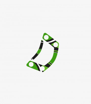 Gabelbrückenschutz Radikal Puig 6956V in Grün für Kawasaki ER-6F/N (09-11)