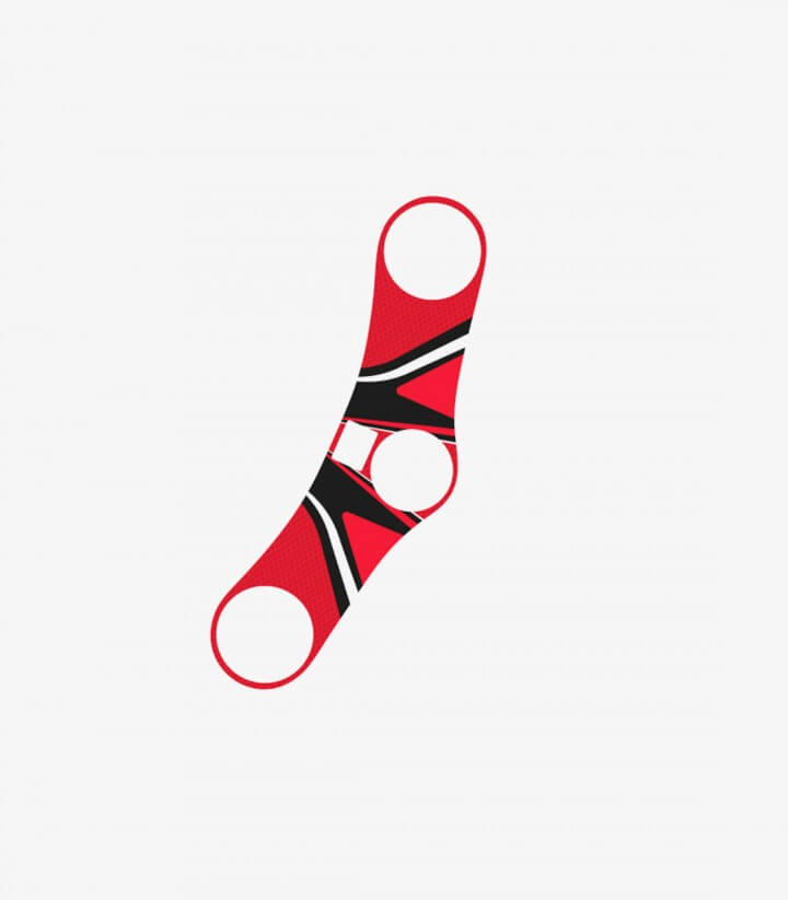 Gabelbrückenschutz Radikal Puig 6970R in Rot für Honda CBR600RR (05-06)