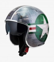 NZI Rolling 3 Italian Aeronautic Open Face Helmet 050369A165