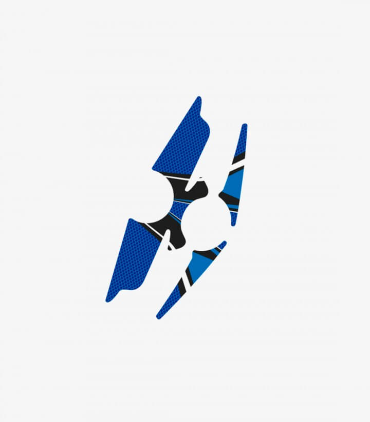 Gabelbrückenschutz Radikal Puig 6983A in Blau für BMW K1200 R Sport (07-08)