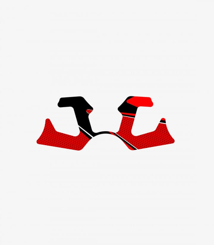 Gabelbrückenschutz Radikal Puig 7586R in Rot für Yamaha YZF-R125 (14-18)