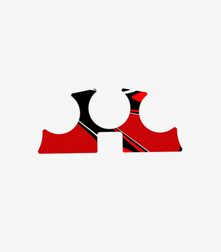 Gabelbrückenschutz Radikal Puig 9074R in Rot für Honda CRF1000L Africa Twin (16-19)