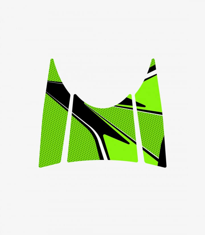 Gabelbrückenschutz Radikal Puig 9366V in Grün für Kawasaki Ninja 650 (17-26), Z650 (17-24)