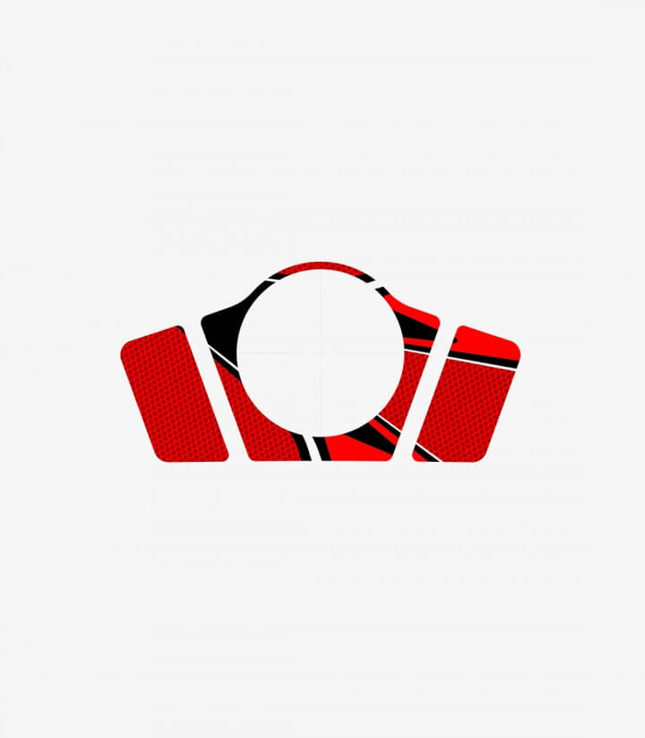 Gabelbrückenschutz Radikal Puig 9404R in Rot für Kawasaki Ninja 1000/1100 SX (20-26), Z1000SX (17-19)