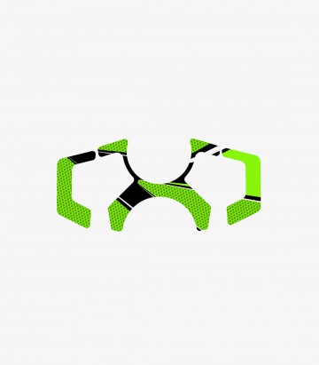 Gabelbrückenschutz Radikal Puig 9626V in Grün für Kawasaki Ninja 400 (18-24)