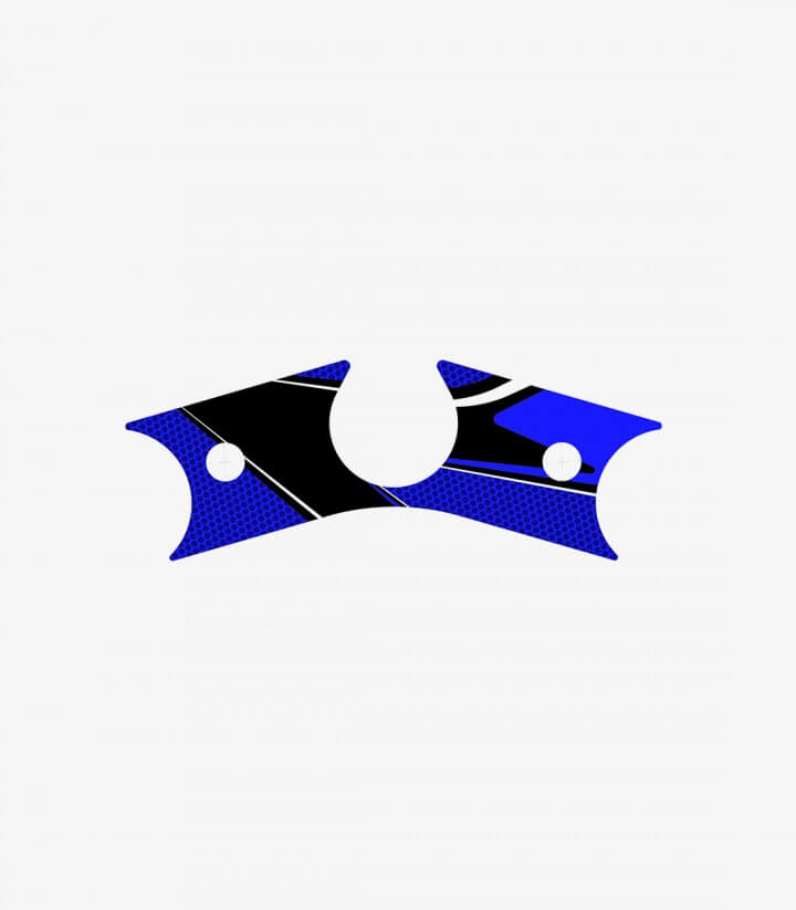 Gabelbrückenschutz Radikal Puig 9845A in Blau für Yamaha YZF-R6 / R6 Race (17) (21-24)